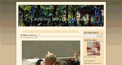Desktop Screenshot of growingintothemystery.net